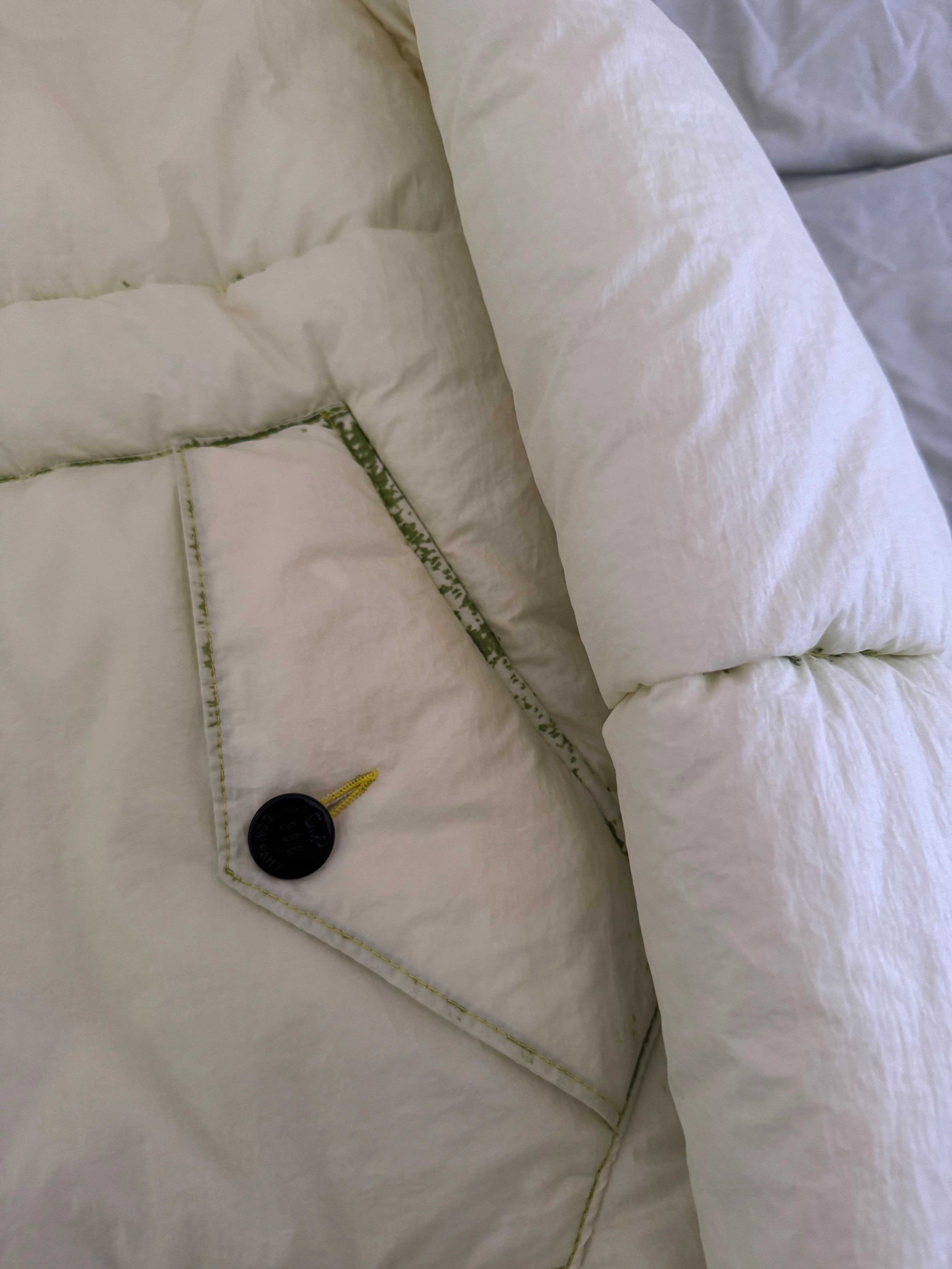 C.P. Company White/Green 'Ice Jacket' - Small - Image 7