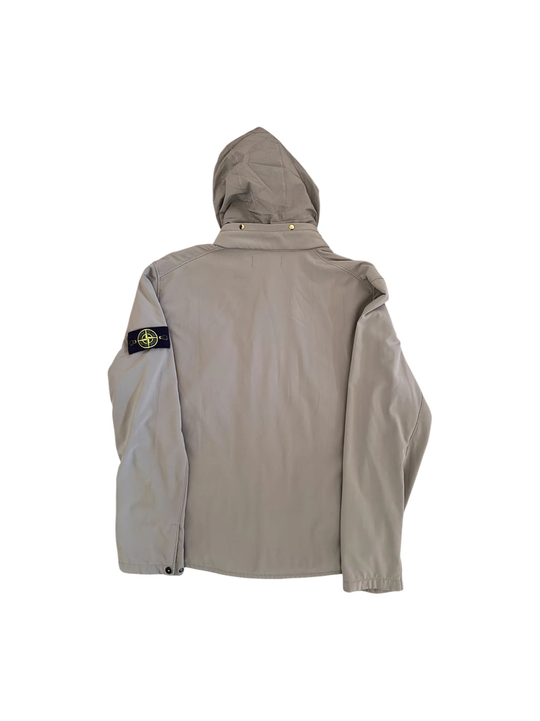 Stone Island 2012 Grey Fleece Lined 'Soft Shell' Jacket - XL - Image 3