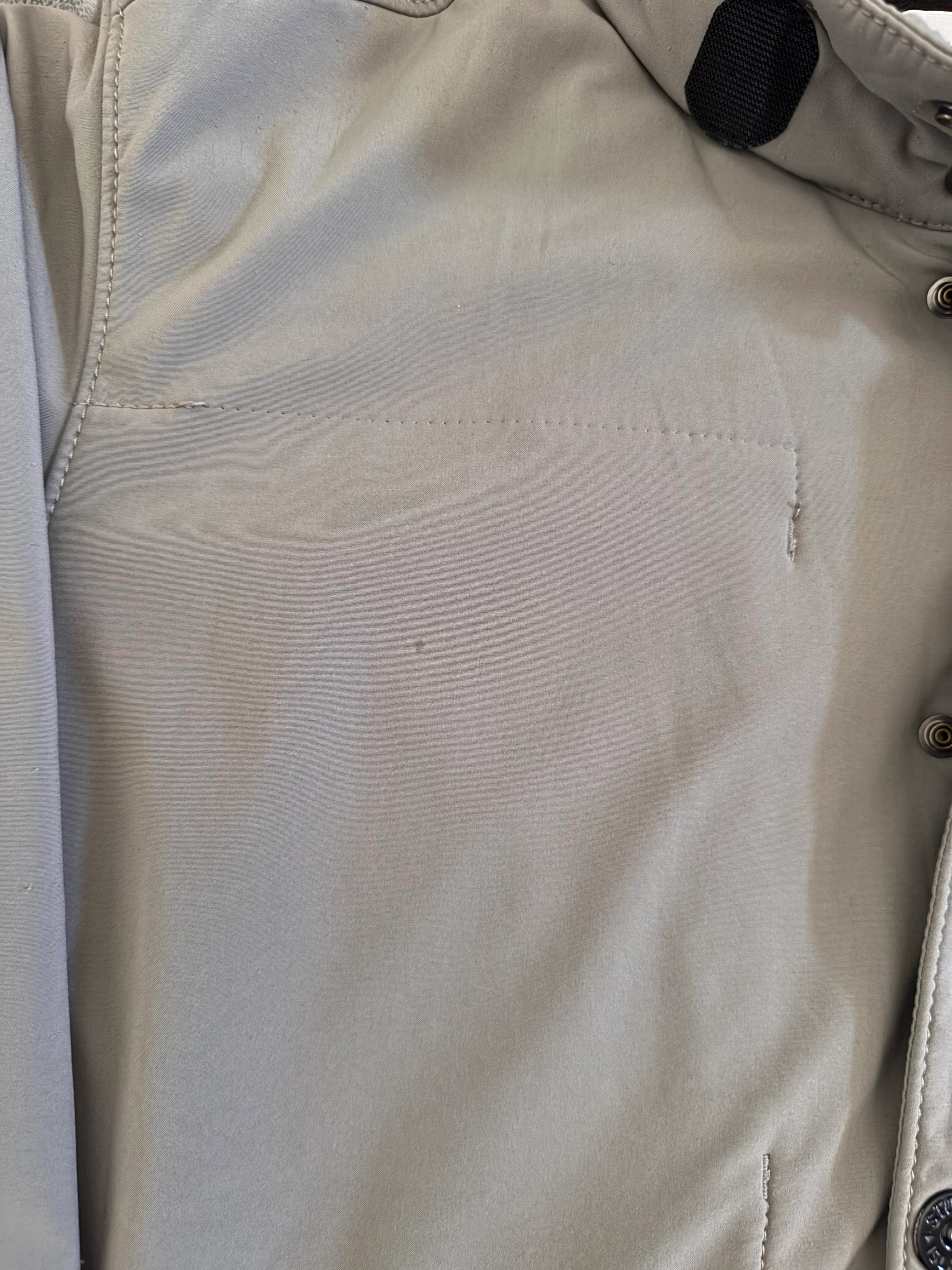 Stone Island 2012 Grey Fleece Lined 'Soft Shell' Jacket - XL - Image 4