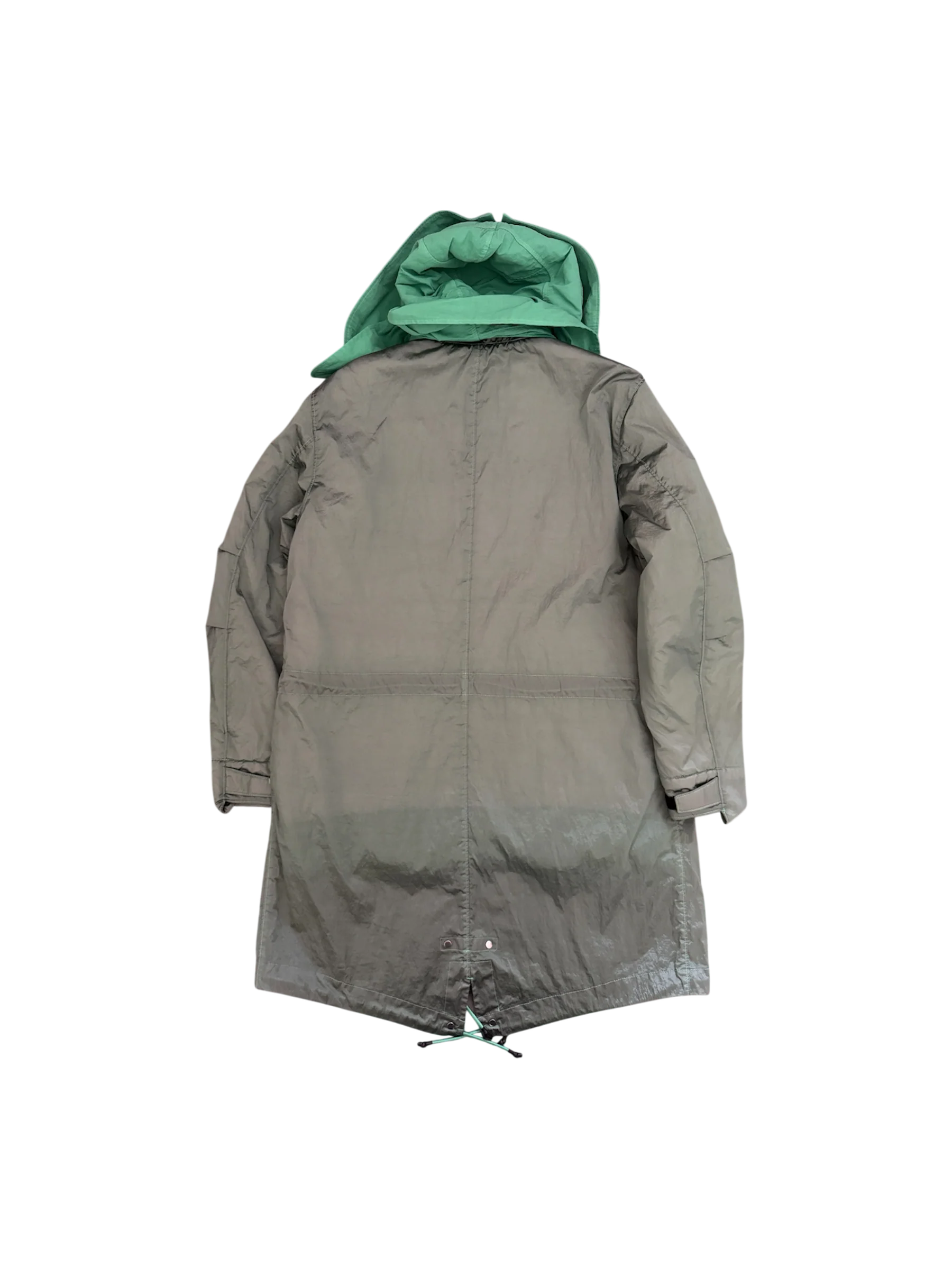 Stone Island 2022 Green 'Nylon Metal Watro Primaloft Insulation' Parka - Large - Image 3