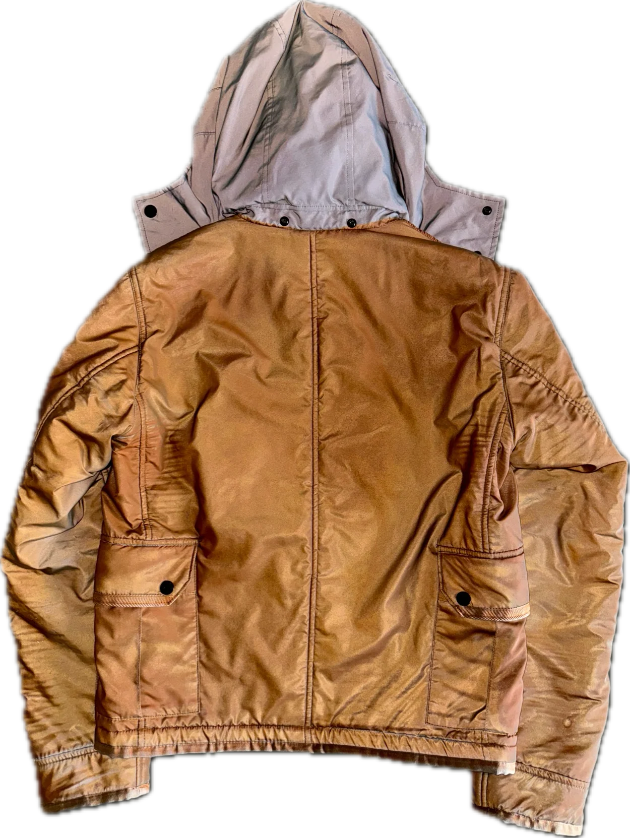 Stone Island 30th Anniversary Orange ‘Liquid Reflective’ Jacket - Small - Image 3