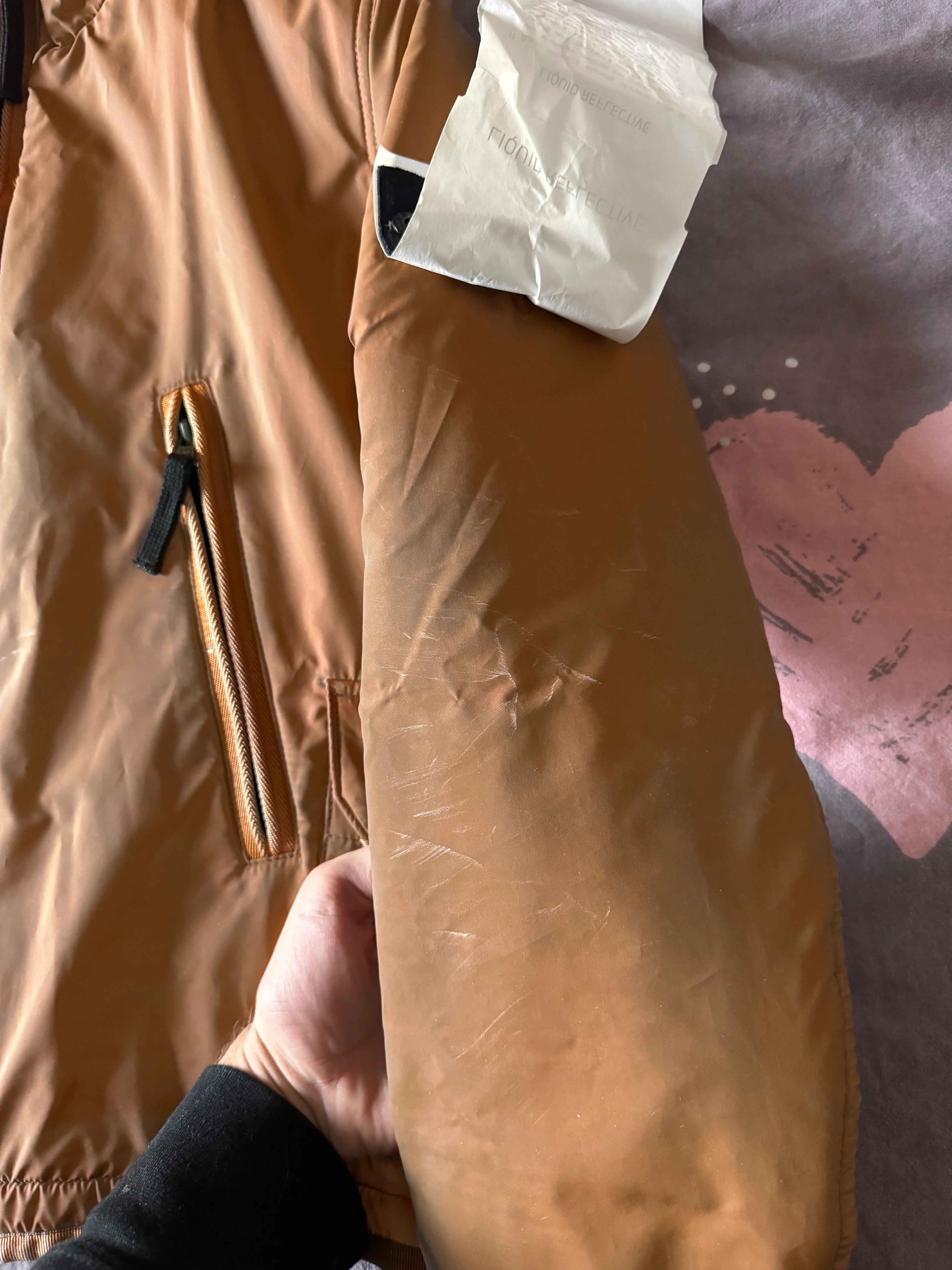 Stone Island 30th Anniversary Orange ‘Liquid Reflective’ Jacket - Small - Image 6