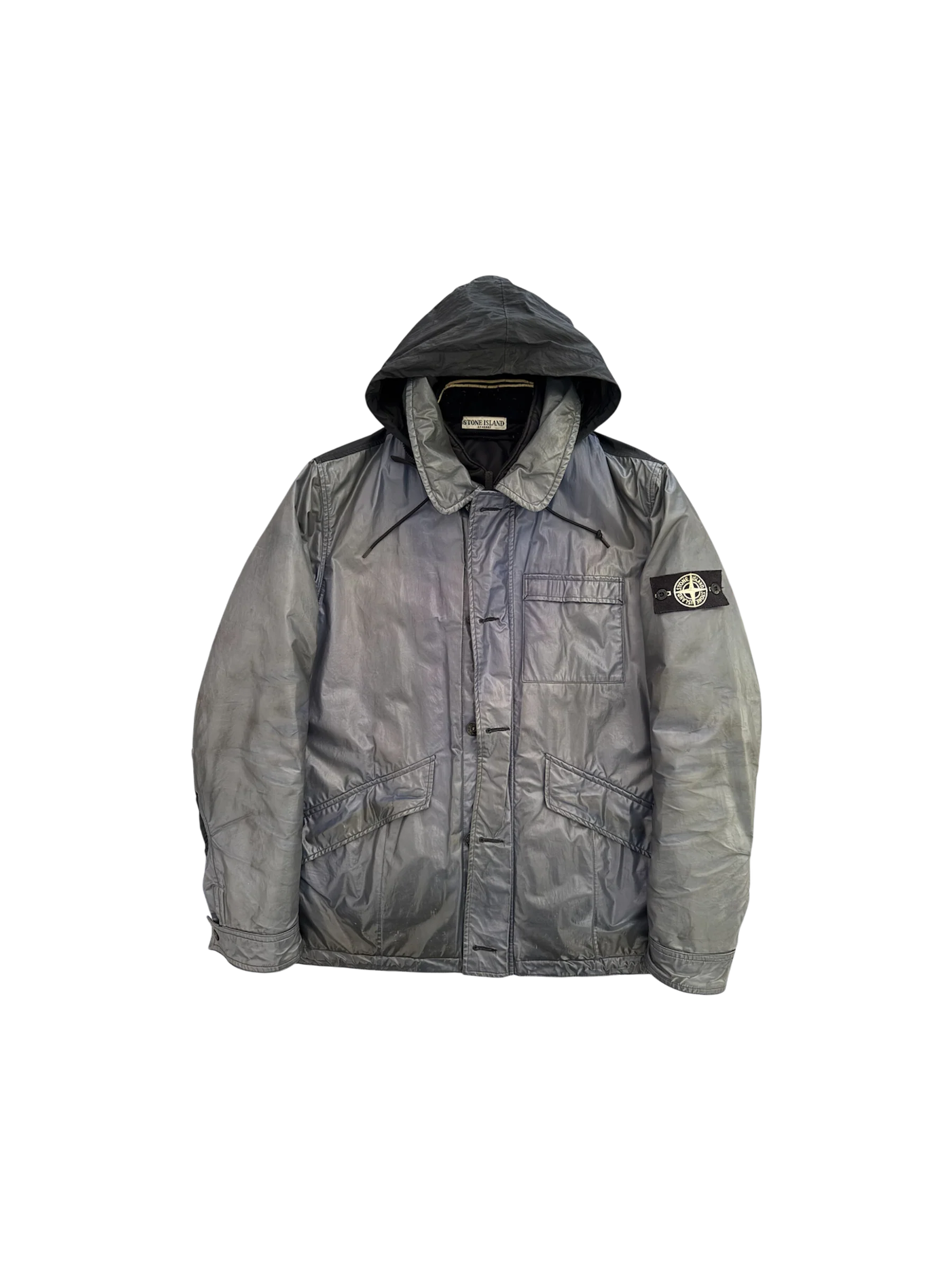 Stone Island Blue/Black Ice Jacket - XL - Image 3