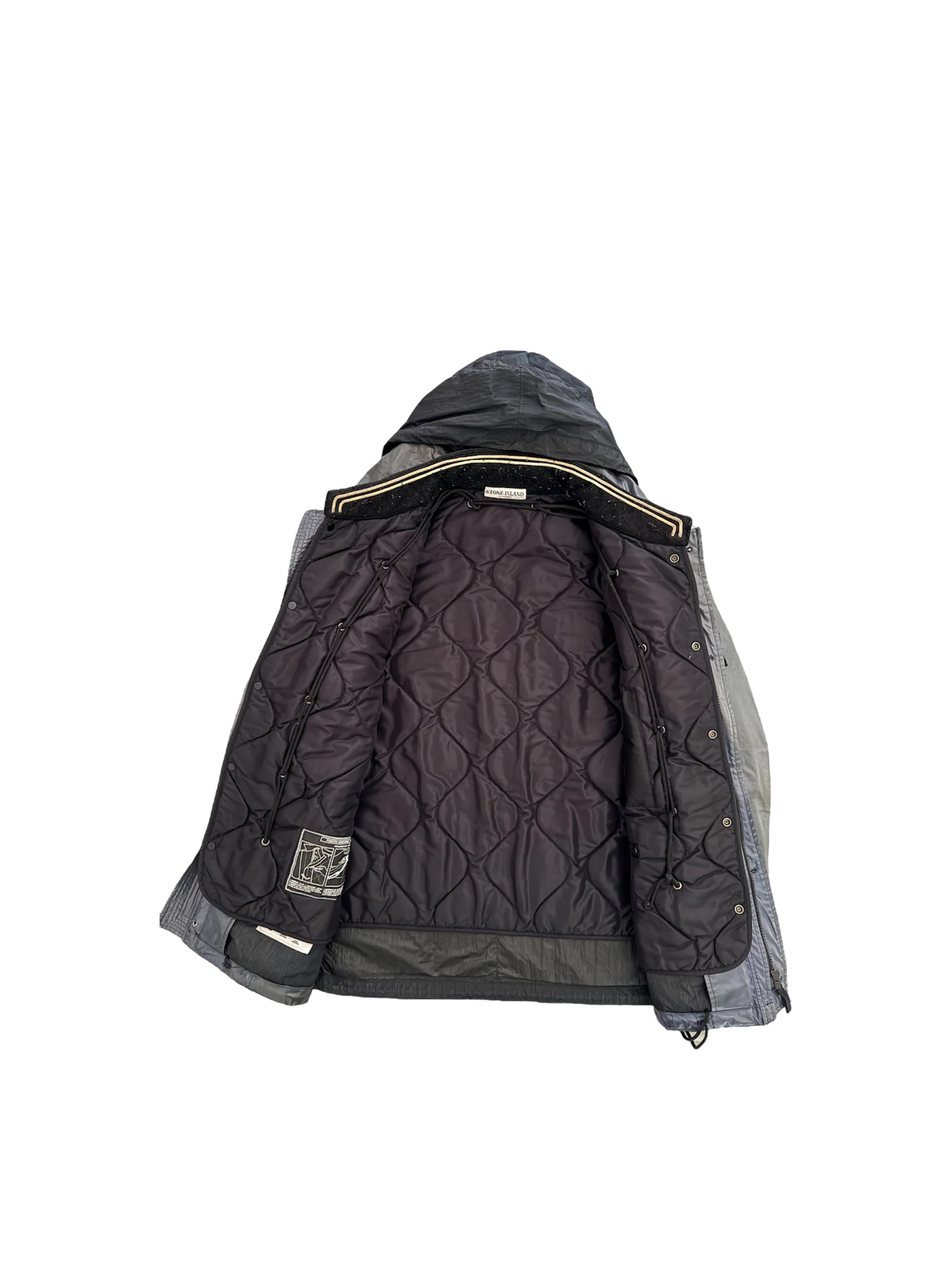 Stone Island Blue/Black Ice Jacket - XL - Image 4