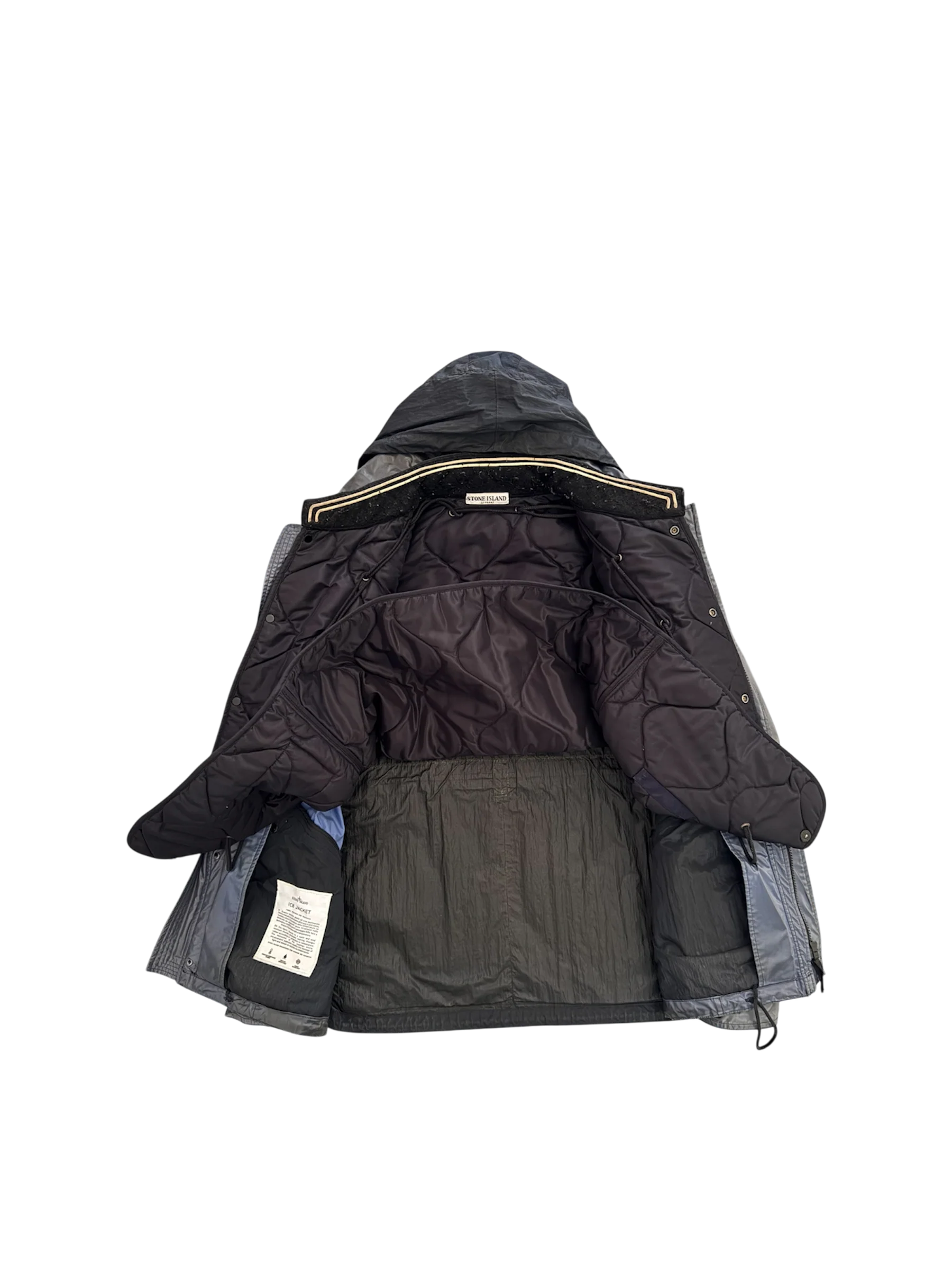 Stone Island Blue/Black Ice Jacket - XL - Image 5