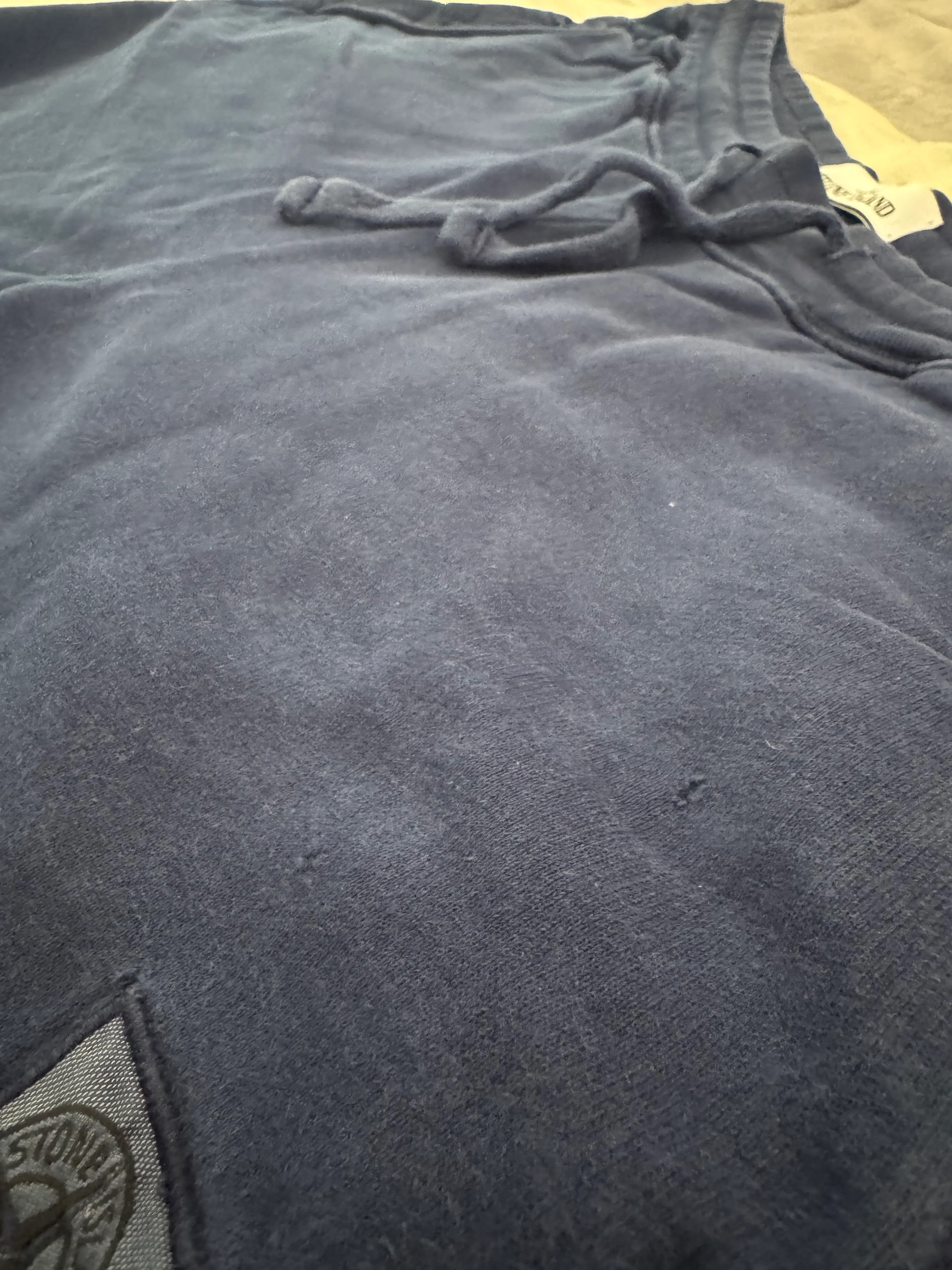 Stone Island Blue Joggers - Large - Image 3