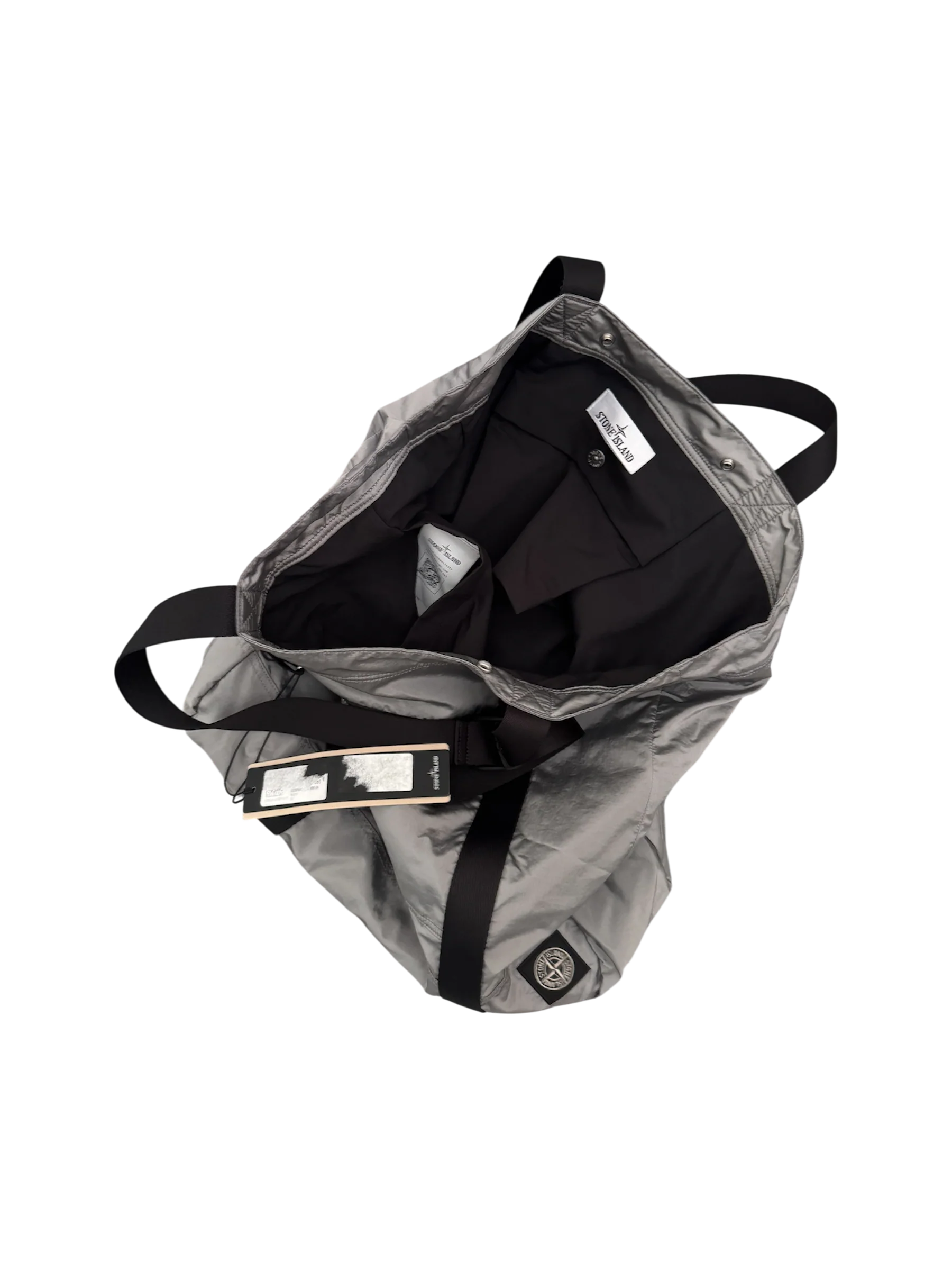 Stone Island Grey Nylon Metal Bag - Unisize - Image 3