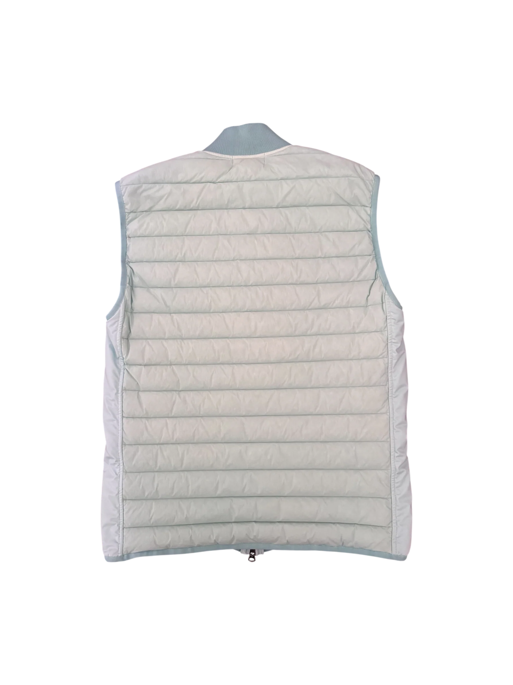 Stone Island Light Blue 'Loom Woven Down Chambers Stretch Nylon' Bodywarmer - Large - Image 3