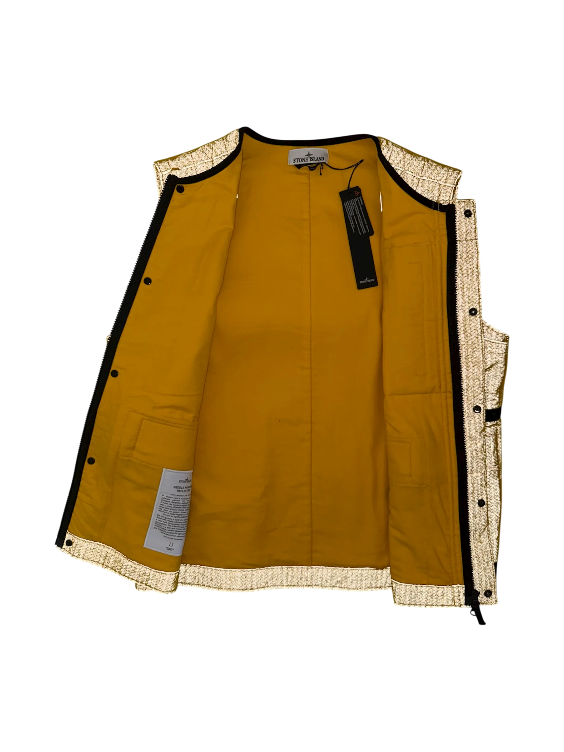 Stone Island 'Needle Punched Reflective' Vest - XL - Image 3