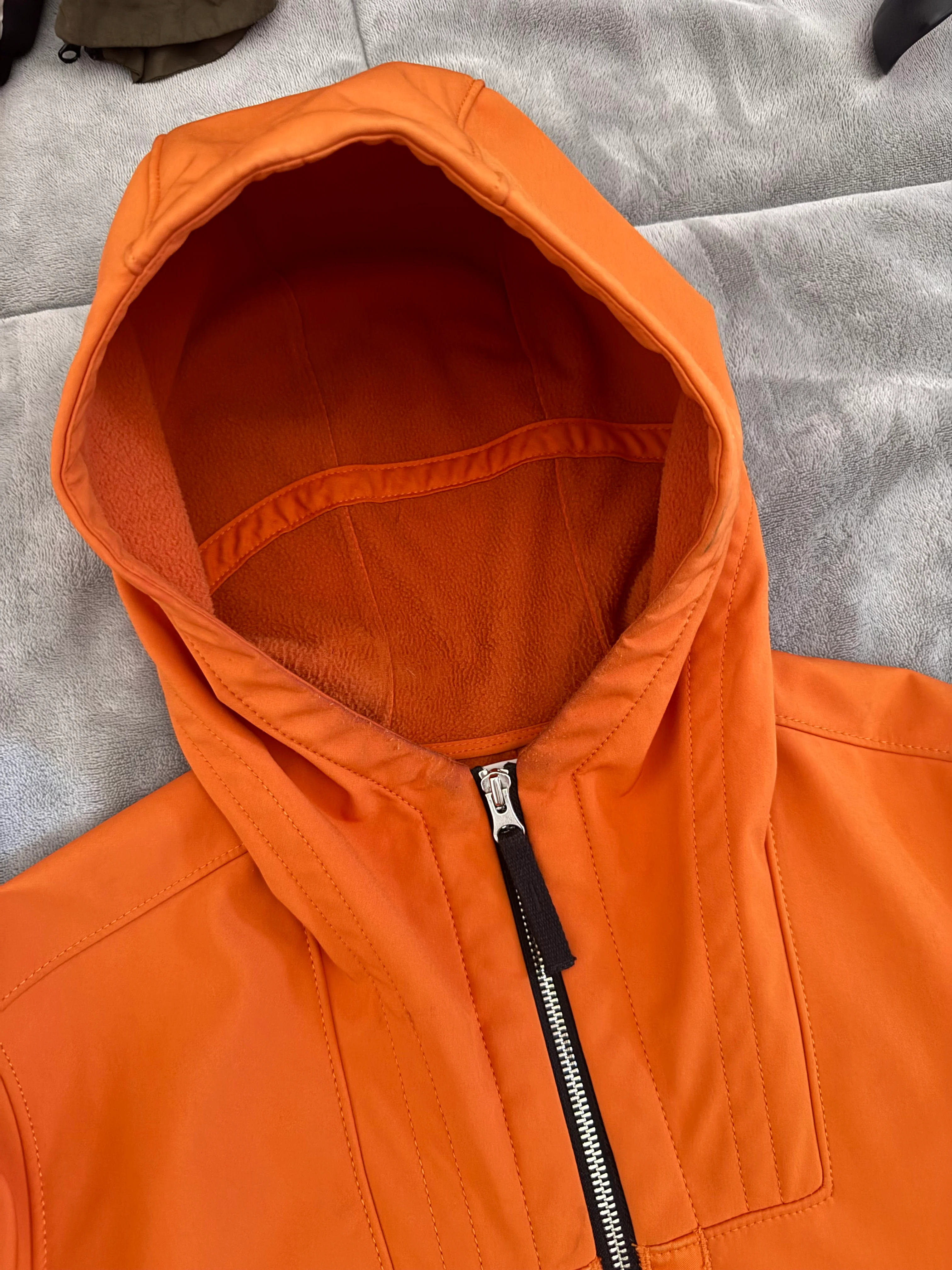 Stone Island Orange 'Soft Shell' Jacket - Small - Image 6