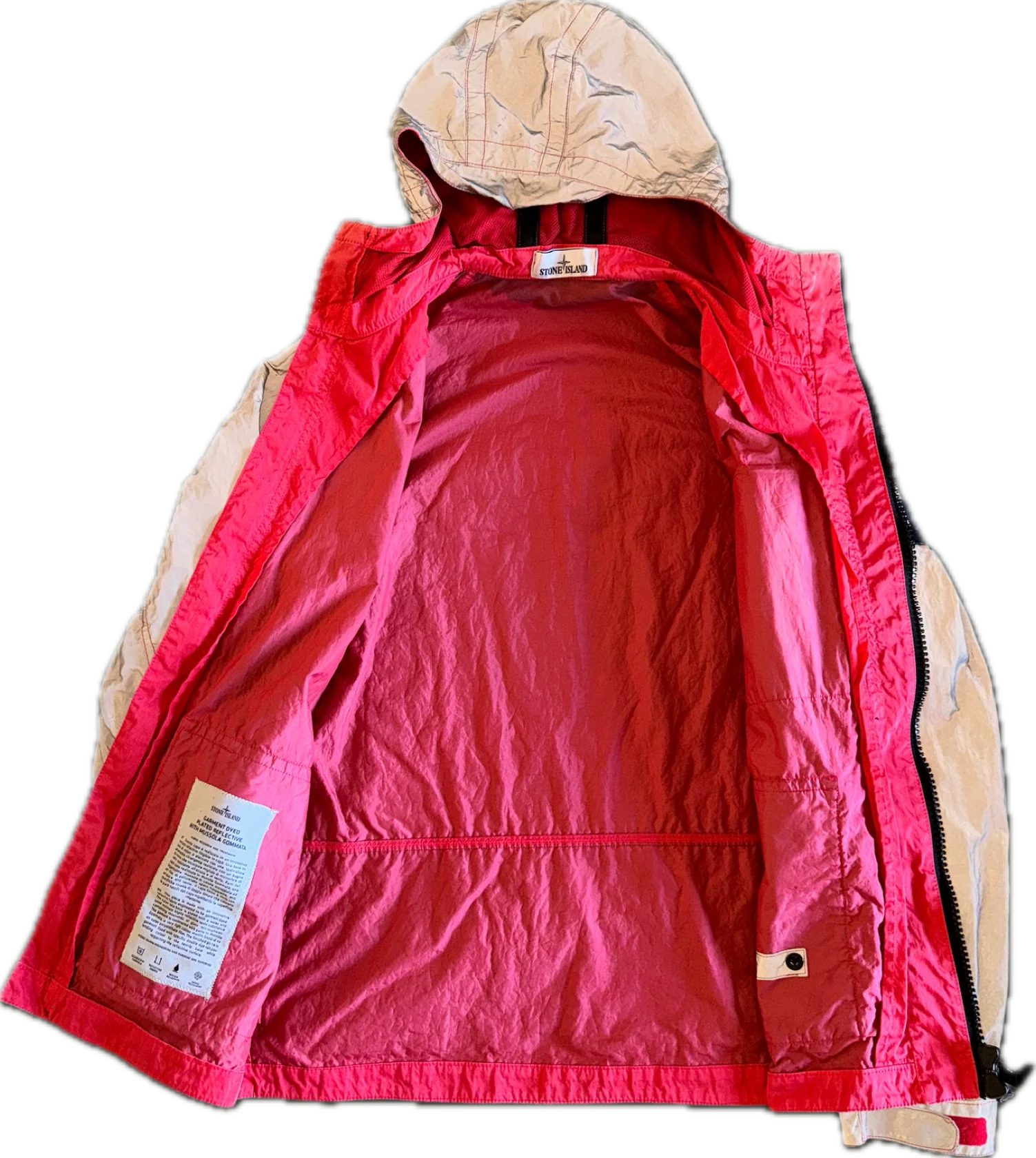 Stone Island ‘Plated Reflective With Mussola Gommata’ Jacket - Medium - Image 3