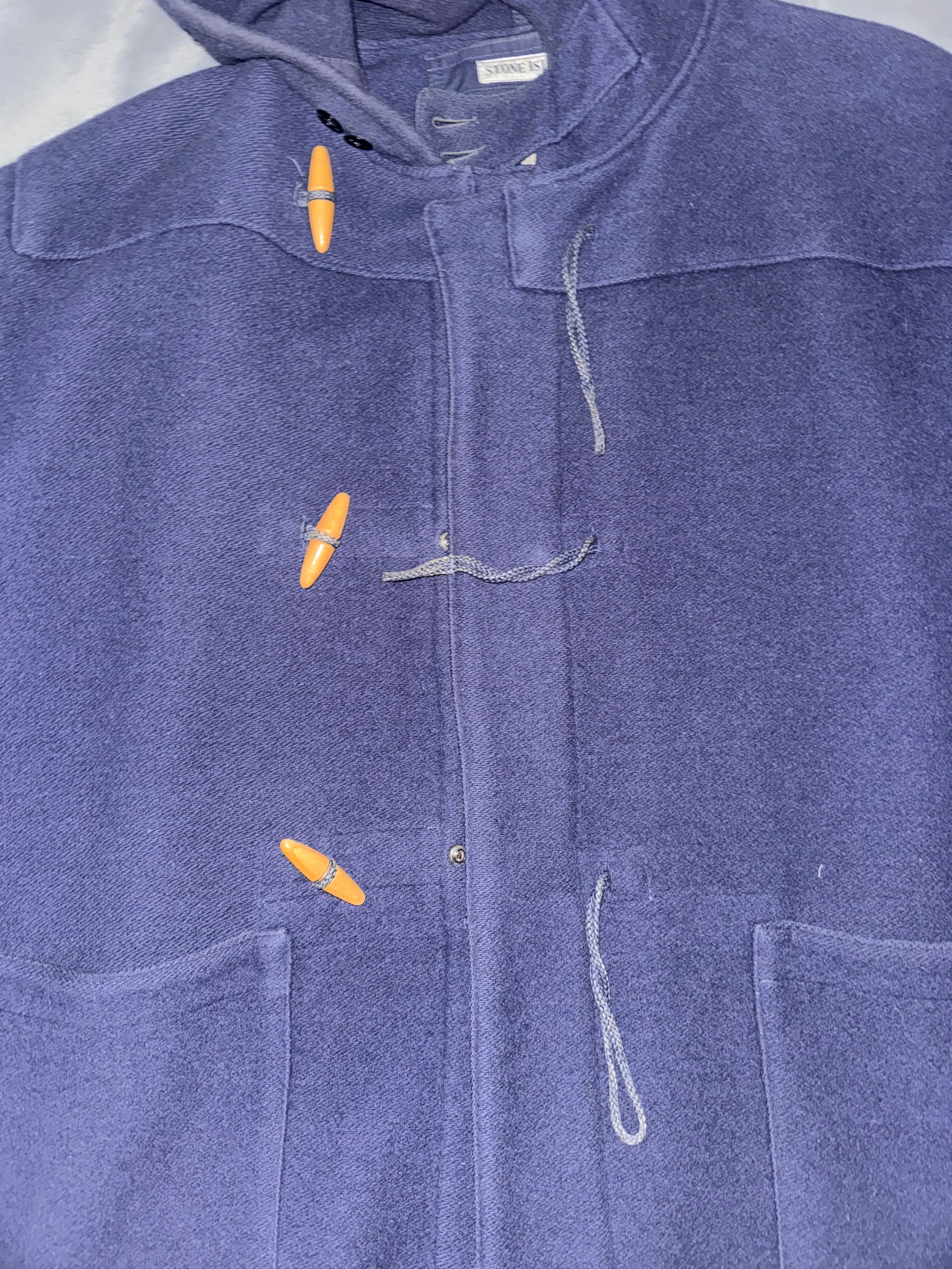 Stone Island 1988 Blue Wool Montgomery - Large - Image 4